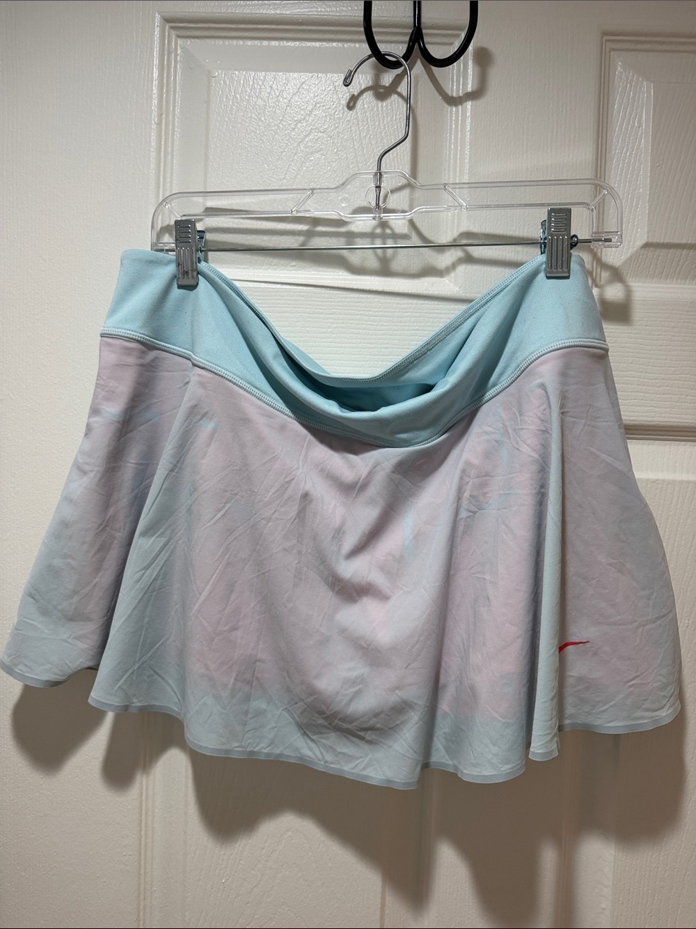 Nike Pastel Tie-Dye Tennis Skort with Pink Swoosh and under-shorts XL